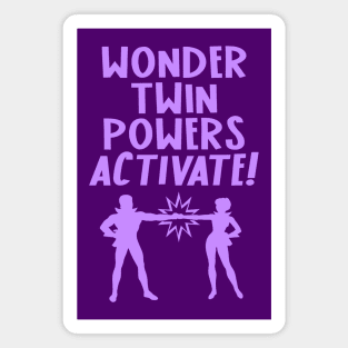 WONDER TWINS Magnet